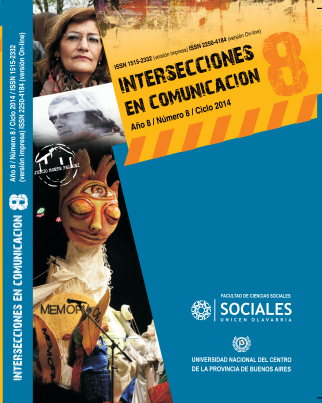 					Ver Vol. 1 Núm. 8 (2014): Intersecciones en Comunicación
				